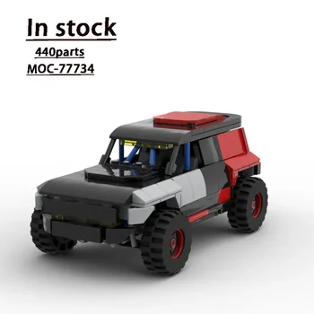 MOC-77734 felfüggesztés külső autó varrás szerelési építőelem modell MOC kreatív oktatási gyermek születésnapi játék ajándék