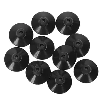10 x fekete gumi 27 mm-es tapadókorong kapocs szopós akváriumi haltartály szivattyúhoz