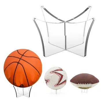akril többfunkciós kosárlabda labda állvány kijelző tartó labdatartó tartó állvány futball bowling labda alap futball