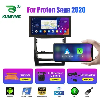 10.33 hüvelykes autórádió a Proton Saga 2020 2Din Android nyolcmagos autórádióhoz DVD GPS navigációs lejátszó QLED képernyő Carplay