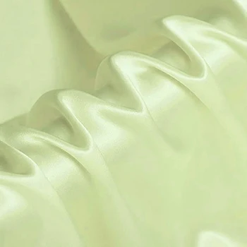 Tiszta selyem szatén szövet 100% eperfa selyem 16/19/22/30/40 momme női esküvői ruha anyaga fehérítő fehér szín #91
