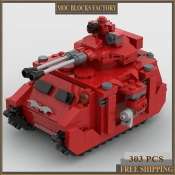 Moc építőelemek Katonai modell Micro Land War Tank Műszaki építőelemek DIY összeszerelés Építőjátékok gyermekek ünnepi ajándékaihoz