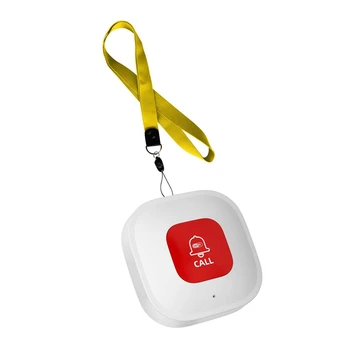  Tuya Wifi Smart SOS hívógomb vezeték nélküli gondozó Pager segélyhívó gomb Telefon riasztási adó a beteg számára