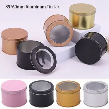 Multistyles fém doboz Gyertyatartók kozmetikai tartály Alumínium ónedény Tea dobozok Újratölthető palackok