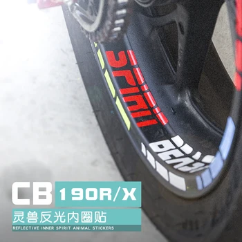 CBF190R kerékmatricák módosított tartozékok motorkerékpár matricák moto CB190X fényvisszaverő vízálló kerékmatricák modellezés kreatív