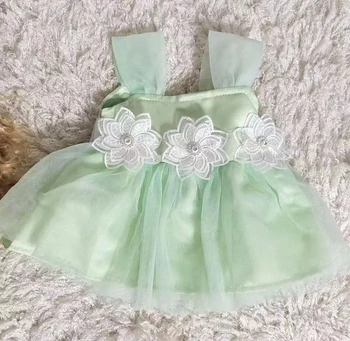 KEIUMI 22-23 hüvelykes baba ruha szettek Divat virágok parittya újjászületett babák ruha zöld színű DIY gyermek korai oktatási játékok