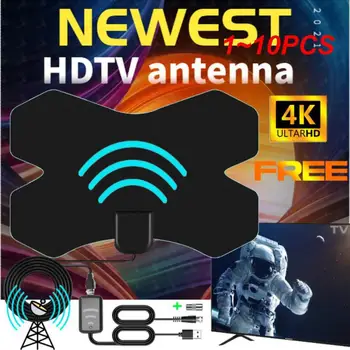 1 ~ 10PCS beltéri 3000 mérföld x HDTV antenna 4K digitális antenna TV antennavevő erősítővel DVB-T2 ISDB-T ATSC parabolaantenna