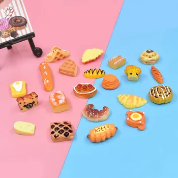 USER-X Japán ételjátékok Szerencsemacska sütemények Csokoládé Bento gyanta díszek DIY miniatűr élelmiszer játék Kreatív díszek Babaház