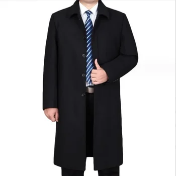 2023 Férfi téli hosszú kabát gyapjú kabát férfi kabát téli kabátok őszi férfi gyapjúkeverék kabát árokkabát férfi hosszú kabát