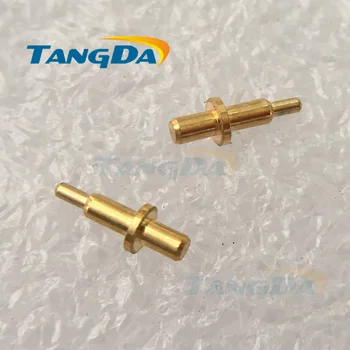 Tangda pogo tű Csatlakozók D 2,8 * 8,2 mm Áramcsap Akkumulátor csap Tesztgyűszű szonda Aranyozott töltés A.