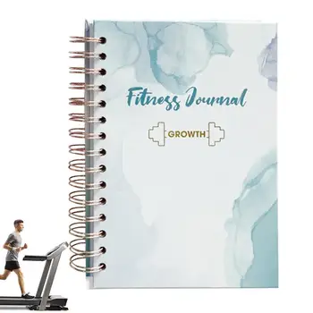 Fitness Journal edzéstervező A5 Fitness Planner/Journal a fogyás edzés nyomon követéséhez Napló Keményfedeles edzéstervező
