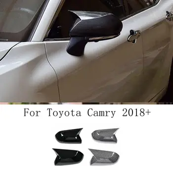 Toyota Camry 2018, 2019, 2020, 2021, 2022, 2023 visszapillantó oldalsó tükörfedél, szárnysapka, külső visszapillantó tok, burkolat, szénszálas