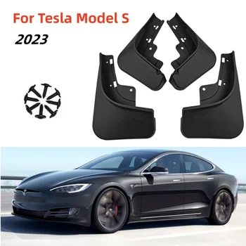 Sárvédők a Tesla Model S 2023-hoz Autósárvédő sárfogó fröccsenő sárfogó
