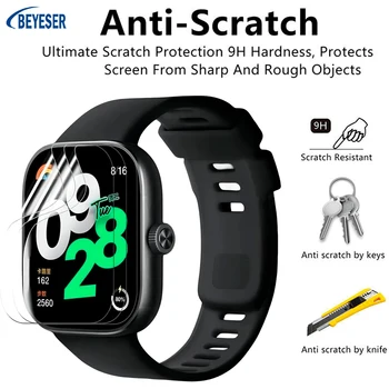 3/6Pcs Filmnézés Redmi Watch 4 HD csere hidrogél film Smart Watch karcálló képernyő védő fólia kiegészítők