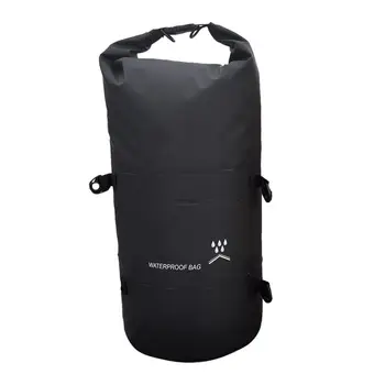 Motoros poggyásztáska Multifunkcionális vízálló faroktáska Duffle vállpántokkal Fekete táska motorozáshoz Túrázás
