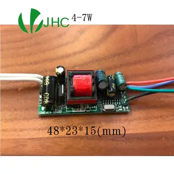 Állandó áramú szabályozható led meghajtó 4-7W 8-12W 2.4G RF vezeték nélküli távirányítóval, izzó lámpa használata