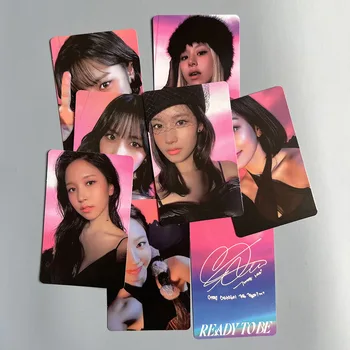 Kpop Idol 9db/készlet Lomo kártyák KÉTSZER KÉSZEN ÁLLNAK A fényképes kártyák képeslap rajongóknak Gyűjtemény