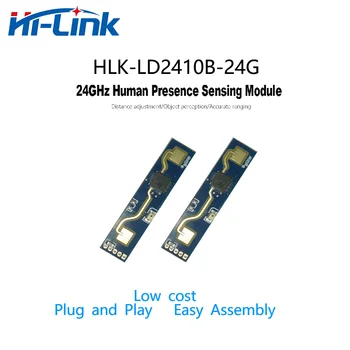 HLK-LD2410B-24GHz emberi jelenlét állapotérzékelő modul támogatja a Bluetooth rendszer kimenetét 3.3V