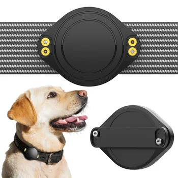 IPX8 vízálló AirTag kutyanyakörv-tartó Apple AirTag toktartóhoz Ultratartós kutya- és macskanyakörv-tartó Tracker Air Tag tok