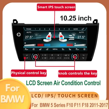 Légkondicionáló vezérlés BMW 5-ös sorozathoz F10 F11 F18 2011-2017 AC panel kijelző képernyő érintőképernyő LCD digitális