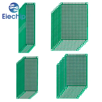 32db / tétel 2x8 3x7 4x6 5x7 kétoldalas NYÁK-készlet, barkácselektronika rajongóknak, széles körben használják az elektronika területén