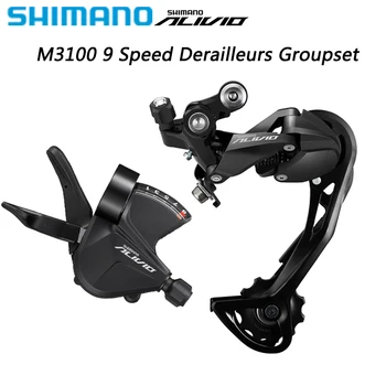 Shimano Alivio M3100 öltönyváltó kar hátsó váltó SGS 9s Mini csoportkészlet MTB kerékpárhoz Mountain Bike eredeti alkatrészek