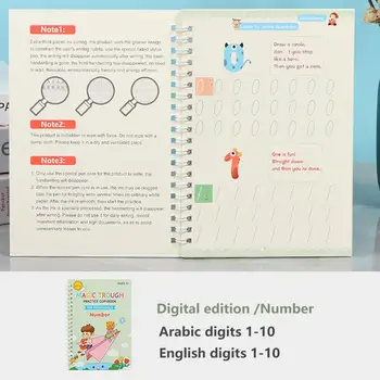 Kalligráfia gyakorlókönyv újrafelhasználható kalligráfia gyakorlókönyv szett gyerekeknek Kézírás gyakorlókönyv barázdált gyerekeknek