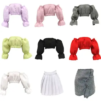 Kawaii baba ruhák A legújabb aranyos bodys póló szoknya alkalmas 29 cm-es babához Napi alkalmi ruházati kiegészítők lányoknak ajándék