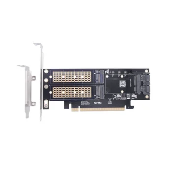 PCIe X16 - M.2 M Key NVME SSD adapterkártya PCIE X16 - M.2 B Key SATA SSD adapterkártya MSATA SSD adapterkártya