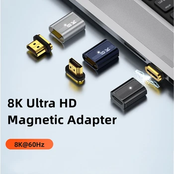 Nku mágneses 8K UHD adapter HDTV V2.1 19 tűs apa-anya kijelző csatlakozó 48 Gbps EARC 3D HDR laptophoz PC Xbox PS4 monitor