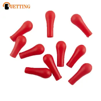 10db Dropper piros gumi izzófej cseppentő palack betét pipetta laboratóriumi kellékek