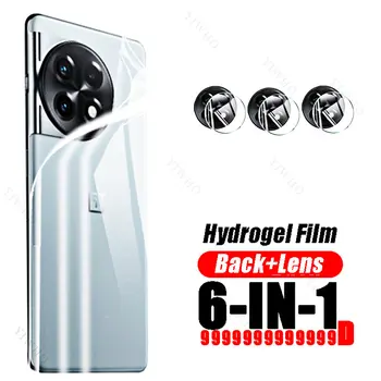  első hátsó hidrogél film OnePlus 11-hez 11r kamera objektív képernyővédő fólia One Plus 11 OnePlus11 6.7'' 1+ ász 2 10t 10t 9rt 9 9r