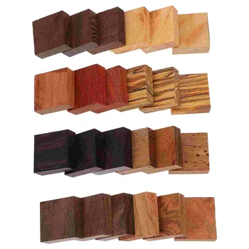 gyűrűs fafaragó blokkok Fa kézműves deszka Befejezetlen barkácsanyag Kis művészeti kellékek