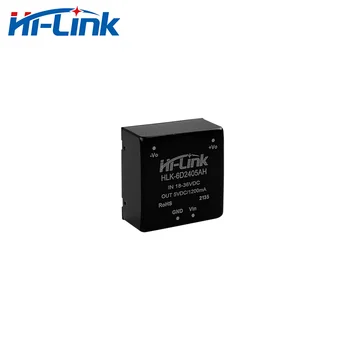 Hi-Link 6WH 5V 1.2A kimenet DC / DC tápegység 18-36V bemenet 85% -os hatékonyságú izolált tápegység HLK-6D2405AH