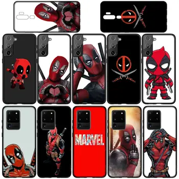 Super Hero Deadpool Marvel telefontok Samsung Galaxy A02 A03 A01 A11 A42 A70 S7 j6 j8 j7 j2 j5 Prime A6 A8 Plus A7 A9 tok