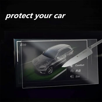 Audi S5 2017 2018 2019 edzett üveg navigációs képernyővédő fólia LCD érintőképernyős kijelző Film belső autó kiegészítők