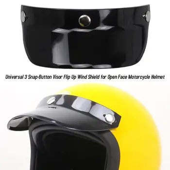 Univerzális motorkerékpár sisak Szemellenző lencse Retro sisak karimájú védőszemüveg Motoros sisak karimája sisakokhoz