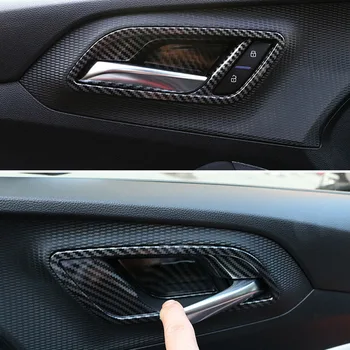 4DB MG 5 MG5-höz 2020 2021 autó belső ajtófogantyú tál fedél burkolat Szénszálas ABS dekorációs keret matrica kiegészítők