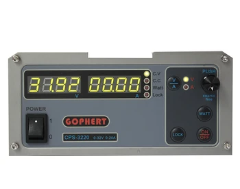 CPS-3220 precíziós kompakt digitálisan állítható DC tápegység OVP / OCP / OTP 32V 20A 0.01V / 0.01A