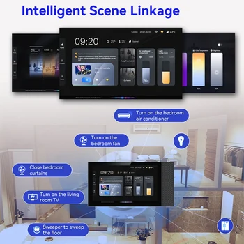  Tuya intelligens otthoni vezérlőpult Wifi 6,8 hüvelykes Zigbee átjáró panel érintőképernyős vezérlése a Tuya Smart Appliance Smart Gift számára