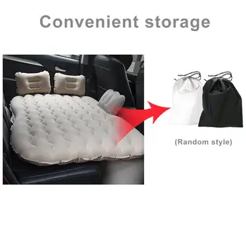 Autó légmatrac felfújható ágy hordozható autóipari matrac utazási ágy 53.15x31.5inch pelyhesítő alvó matrac utazáshoz