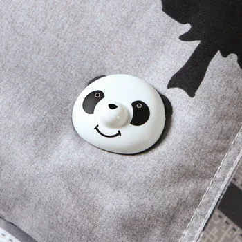 8db Ágynemű lepedő csipesz Megfogók Ágynemű övrögzítő Matrachuzat takaró tartó rögzítők Csúszásmentes Panda klipes megfogó