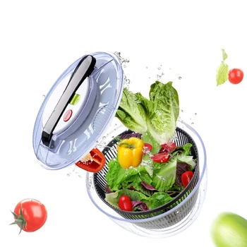  Növényi dehidrátor, salátaszárító, gyors és kényelmes többcélú leeresztő kosár, tészta és hasábburgonya lemezjátszó
