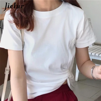 Nyári női póló Rövid ujjú Ok-okozati Kpop Street pólók Női szabálytalan divat 7 szín Roupas Feminina pólók