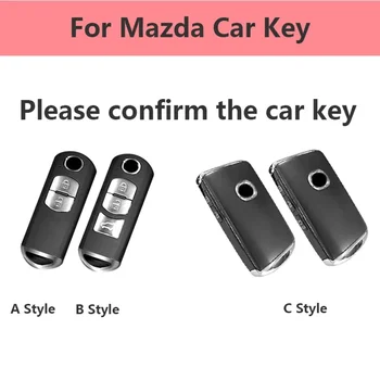 Új TPU autós távirányító kulcstartó fedél Mazda 2 3 6 Atenza Axela Demio CX30 CX-30 CX8 CX-8 CX-5 CX5 CX-3 CX9 CX7 CX-9 tartozékok