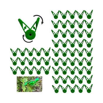 60Pcs 360 fokos növényi szár tréner klipek, állítható növényágak hajlító klipek, növényképzés Növények ellenőrzése