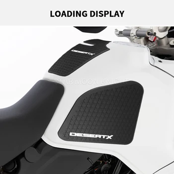 Motorkerékpár oldal üzemanyagtartály párnák Védő matricák Matrica gáz Térdfogás tapadás Ducati Desert X DesertX 2022 2023-